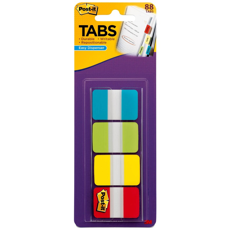 3M 3M MMM686ALYR1IN Sticky Note Dispenser Tabs 88 Tabs (1 in. x 1.5 in.) 686ALYR1IN