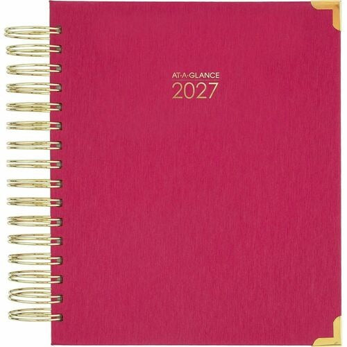 AT-A-GLANCE At-a-glance AAG609980659 Daily Planner Berry Hardcover