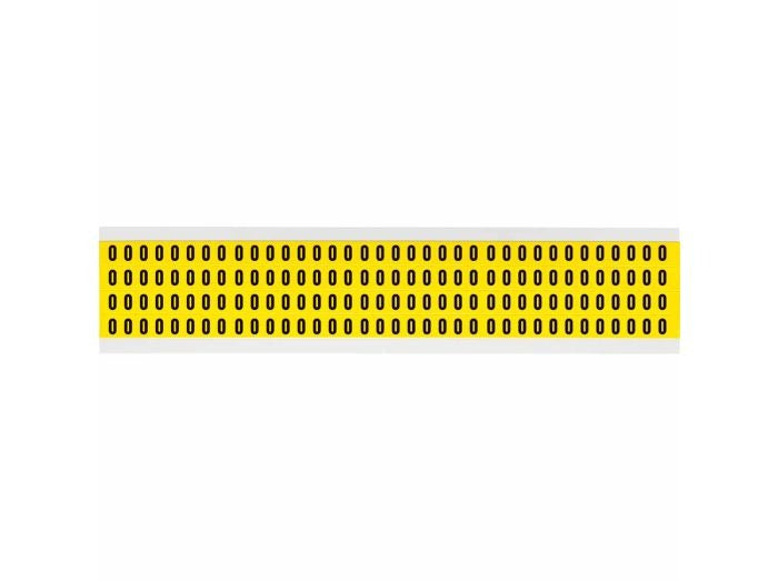 BRADY Brady 3400-0 0.25 inches Character Height Repositionable Numbers and Letters (0.375 in H x 0.25 in W, Card of 144)