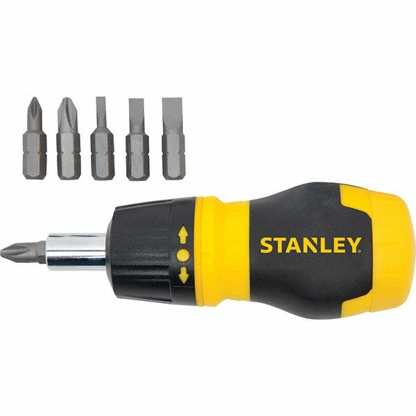 STANLEY Stanley 66-358 Stubby Multi-bit Screwdriver 5-in-1