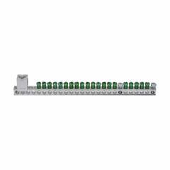 EATON GBKP2120 Ground Bar Kit, 8.72 in L, 14 to 10 AWG, 14 to 4 AWG Aluminum/Copper Conductor, 21 Terminals, For Use With Type BR/CH Plug-On Neutral Loadcenter and Circuit Breaker