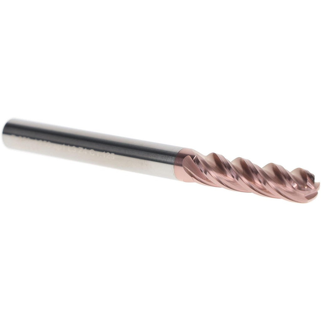 ISCAR Iscar 3398260 Ball End Mill 0.25 in 4 Flute Carbide