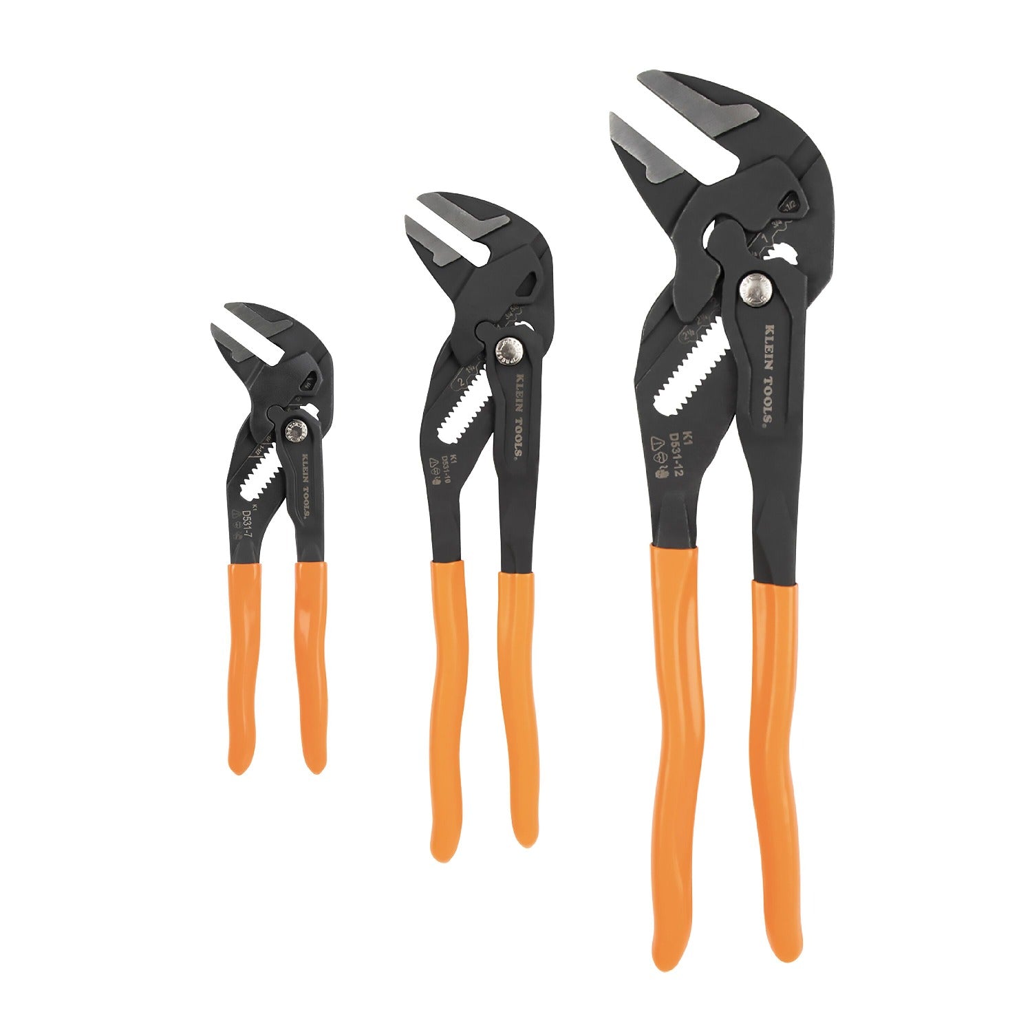 KLEIN TOOLS Klein Tools D53103KIT Compact Plier Wrench Set (3-Piece)