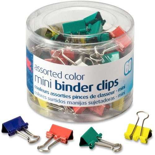 OFFICEMATE Officemate OIC31024 Mini Metal Binder Clips 60 Pack