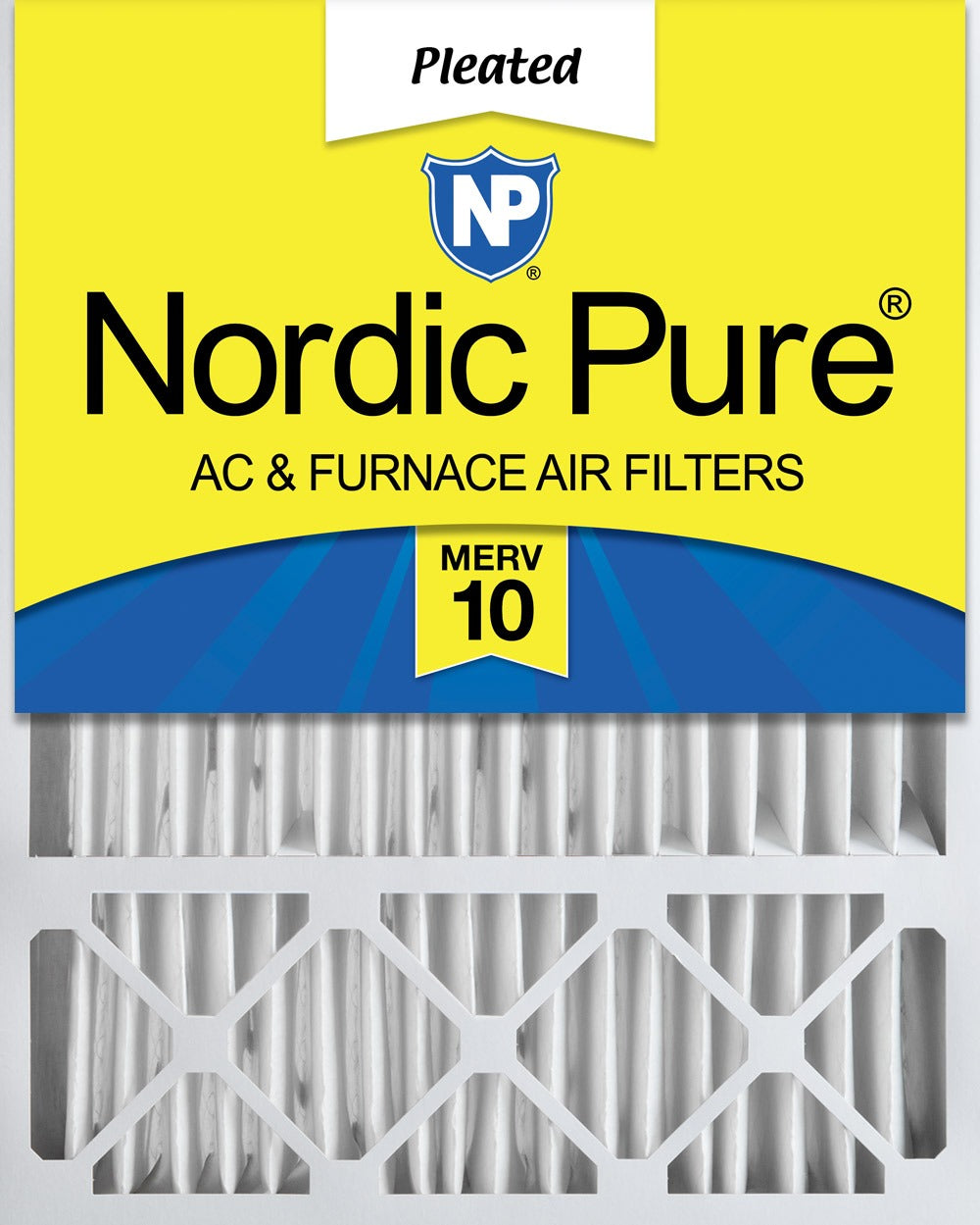 NORDIC PURE Nordic Pure 20x25x5LXREDM10-1 Merv 10 Air Filter 1 Pack