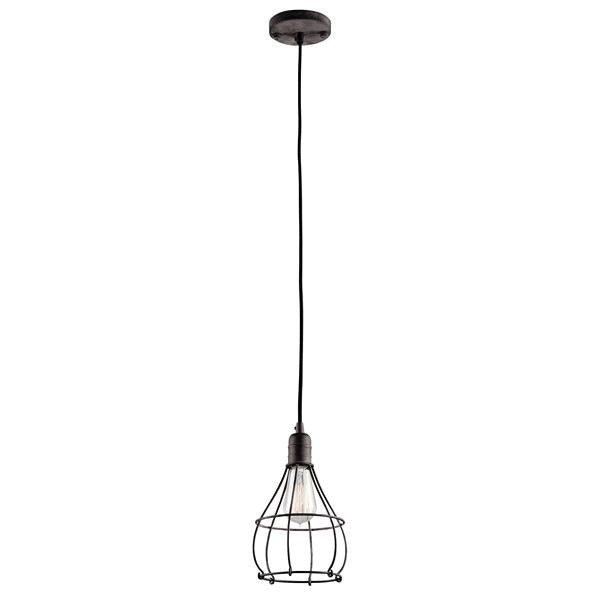 KICHLER Kichler 43602wzc Industrial Cage Pendant Fixture 120V