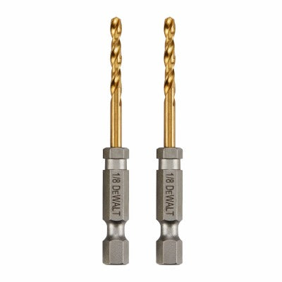 DEWALT Dewalt Accessories DD5108T Titanium Impact Drill Bit 1/8 in 2pk