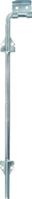 NATIONAL HARDWARE National Mfg N177-196 Zinc Cane Bolt 0.5x18 in Gate Door