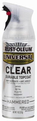 RUST-OLEUM Rust-oleum 302153 Hammered Spray Paint Clear 12 Oz