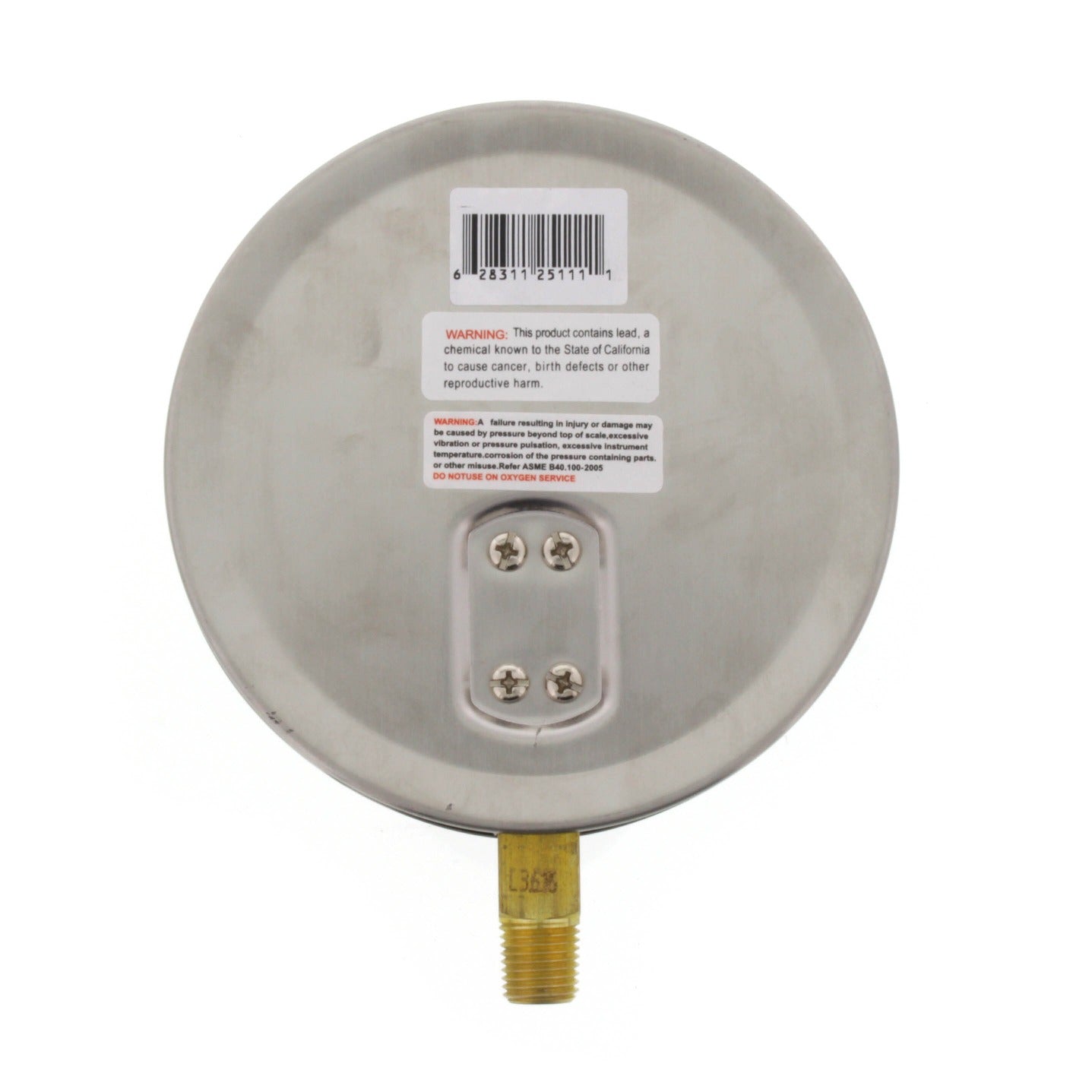 WINTERS INSTRUMENTS Winters Instruments PCT324 PCT Contractor Pressure Gauge 0-160 PSI (4.5 in)