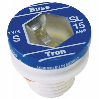 BUSSMANN Cooper Bussmann BP/SL-15 Type Sl Plug Fuse 15A 3 Pack
