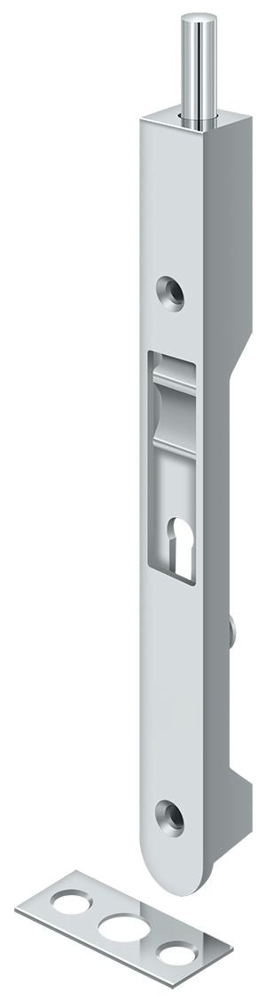 DELTANA Deltana 7FBR26 Flush Bolt Heavy Duty 7 in Bright Chrome