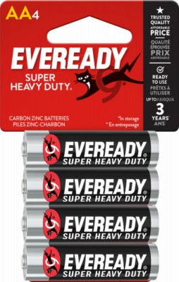 ENERGIZER Eveready Battery Co 1215SW-4 Aa Super Heavy Duty Battery 4 Pack