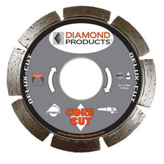 Diamond Products 21002 4-1/2 Delux-Cut Segmented Small Diameter Diamond Blade