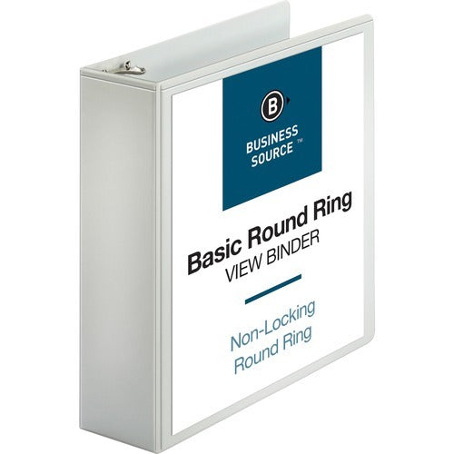 BUSINESS SOURCE Business Source BSN09959 Round Ring View Binder 3 Inch