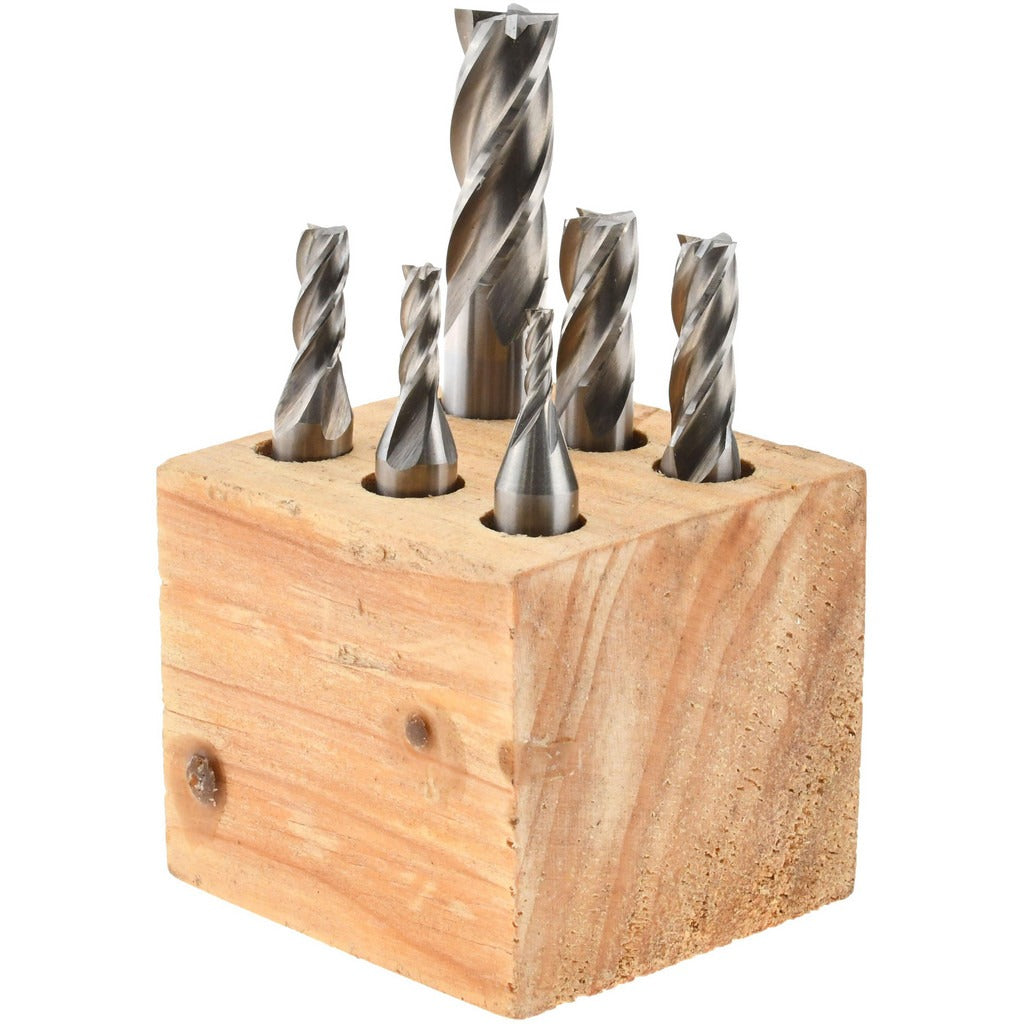 VALUE COLLECTION Value Collection 723-2546 Cobalt End Mill Set 6 Pc