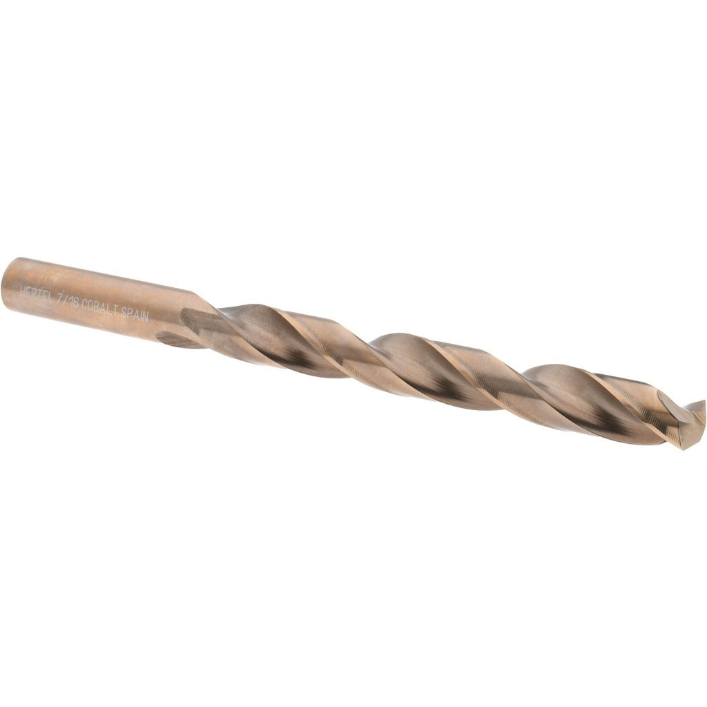 HERTEL Hertel 42022 Cobalt Jobber Drill Bit 7/16 Inch 135 Degree