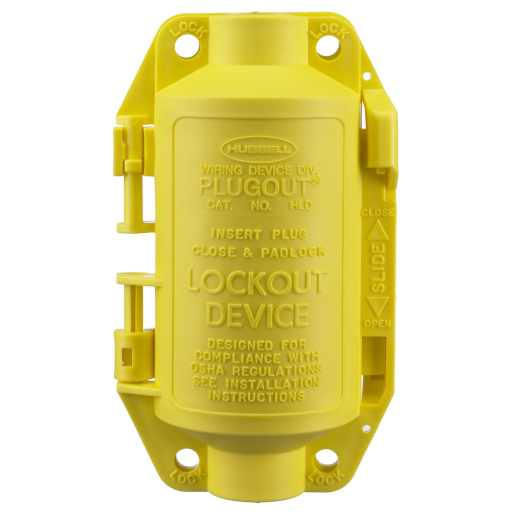 Hubbell Wiring Device-Kellems HLD Yellow Medium Lockout Device