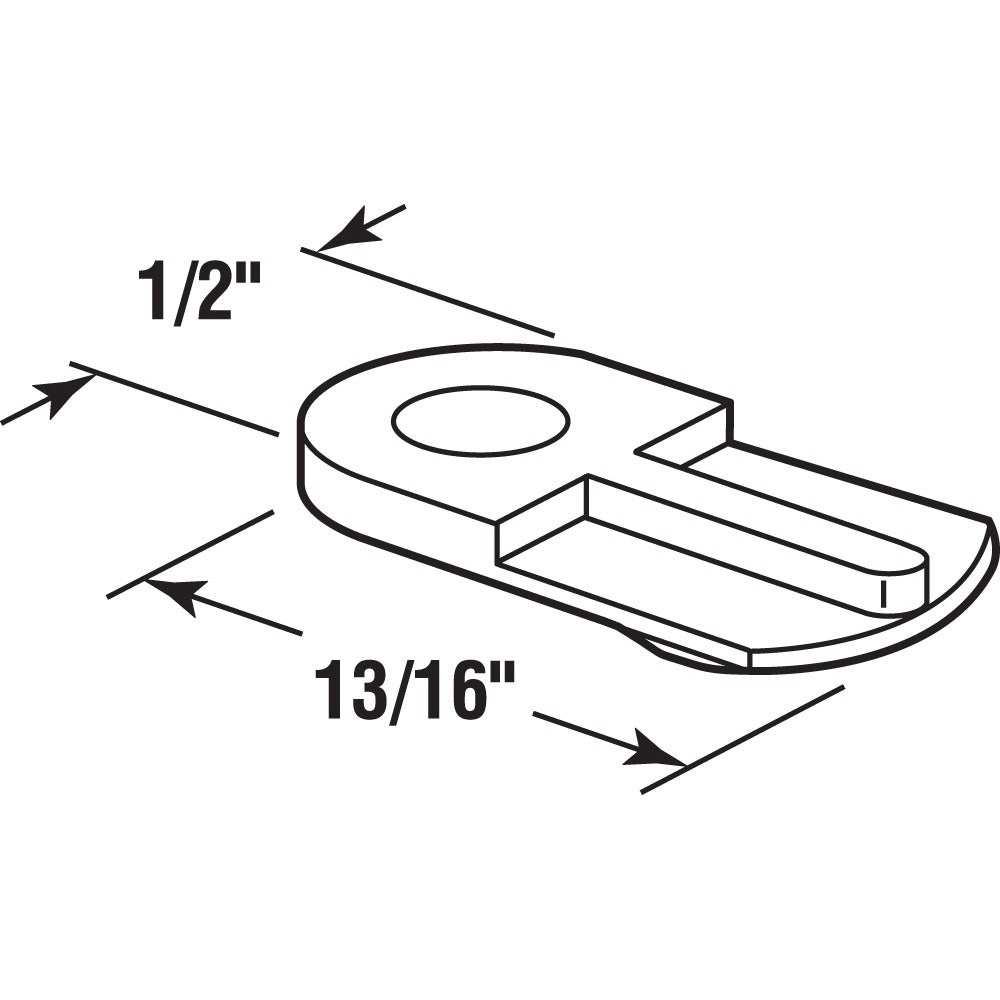 PRIME-LINE Prime-Line PL 7738 Flush Screen Clips With Screws (12 Pack)