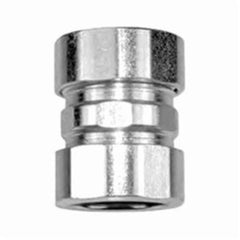 AMERICAN FITTINGS EC762US Compression Coupling, 1 in, For Use With EMT Conduit, Steel, Zinc Plated