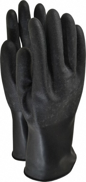 NORTH SAFETY North B161R/9 Chemical Resistant Gloves Large Butyl
