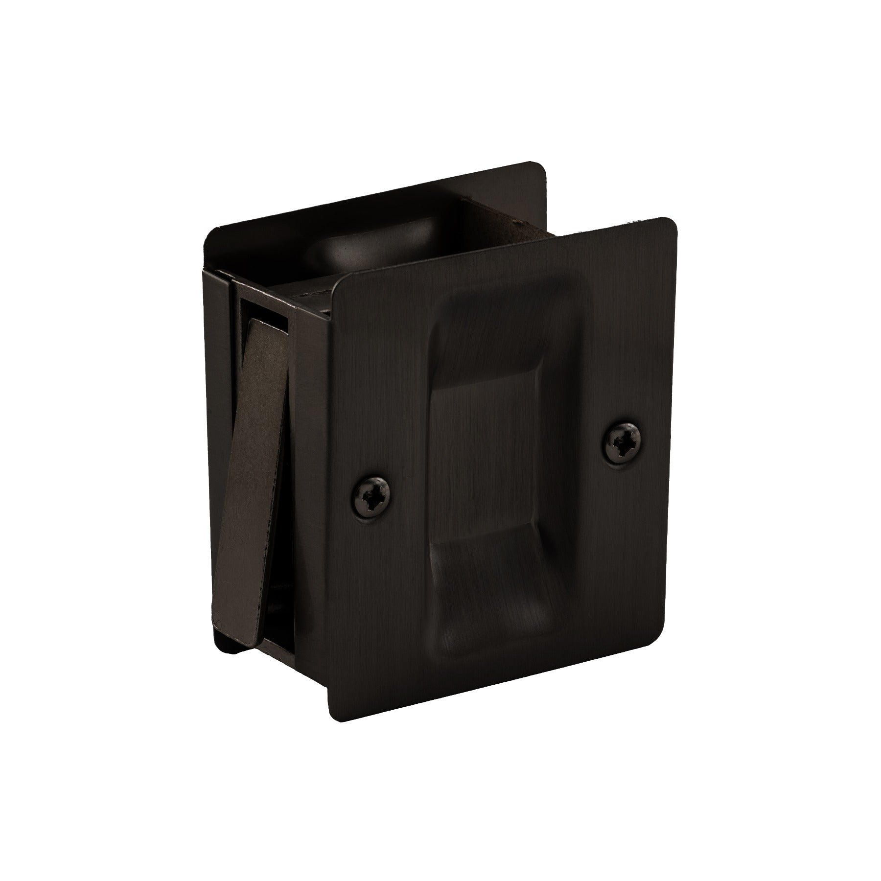 GEO Geo SDPS-MB Passage Sliding Door Lock Matte Black