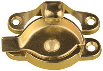 NATIONAL HARDWARE National Mfg N148-684 Window Sash Lock Bright Brass 5 Pack