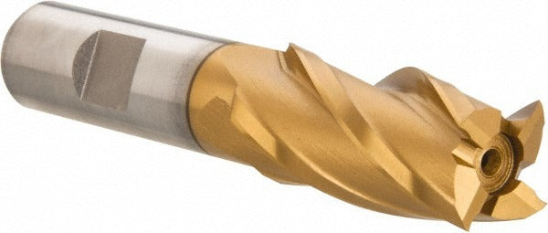 HERTEL Hertel E8031909 Square End Mill 3/4 in 4 Flute Hss Tin