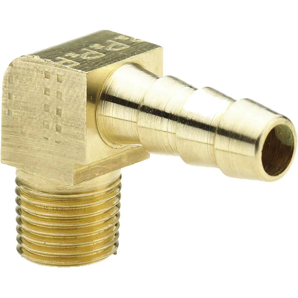 PARKER Parker 129HB-8-4 Brass Barbed Elbow 1/4 Nptf X 1/2 Hose
