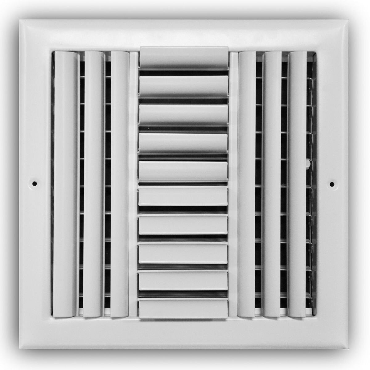 TRUAIRE Truaire TA304M10X10 Adjustable Curved Blade 4-Way Register (10 in x 10 in)