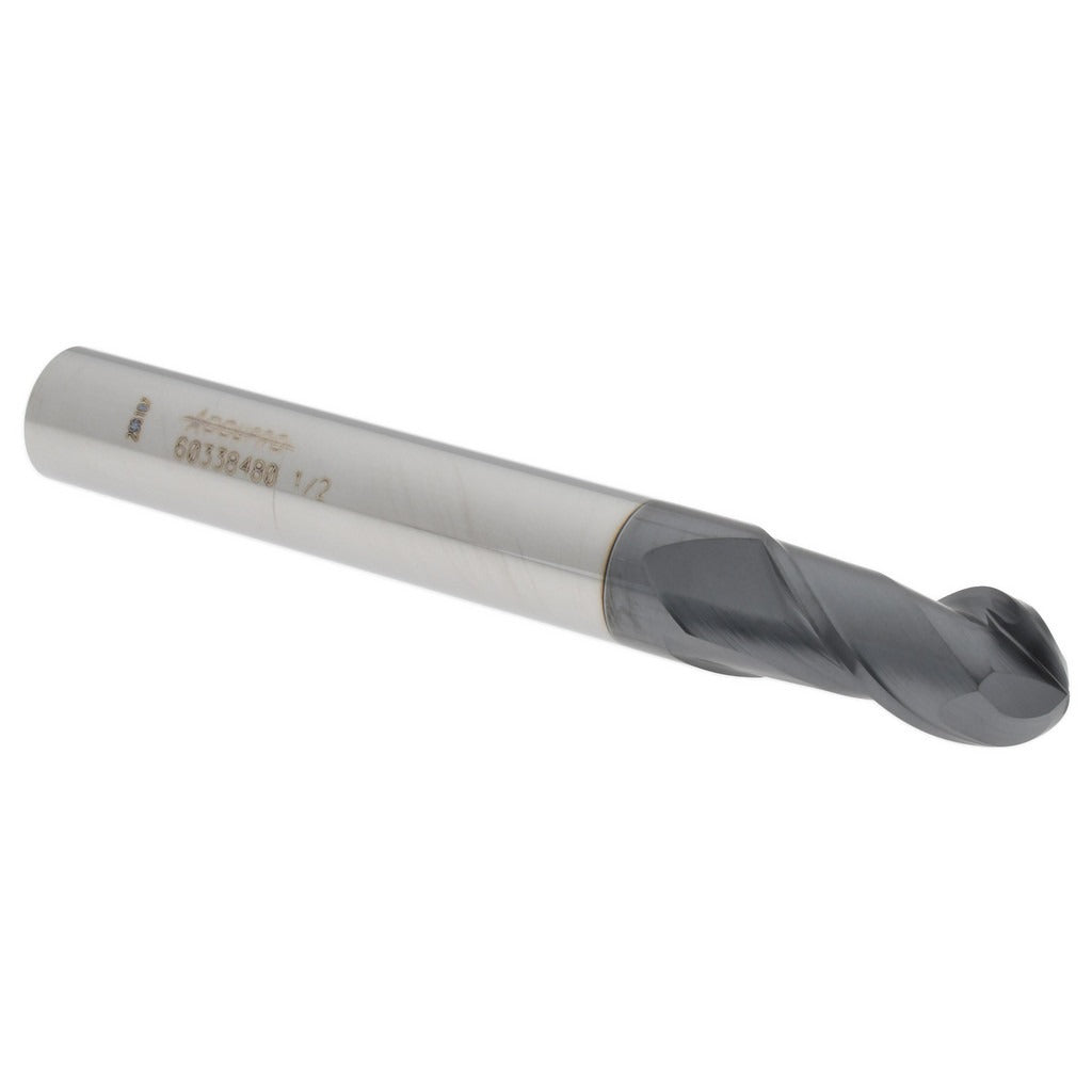 ACCUPRO Accupro 12184294 Ball End Mill 0.5 in 2 Flute Solid Carbide