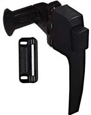 NATIONAL HARDWARE National Mfg N178-392 Push Button Latch Satin Black