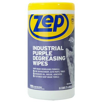 ZEP Zep Inc ZUINDPRPL65 Industrial Degreasing Wipes 65ct