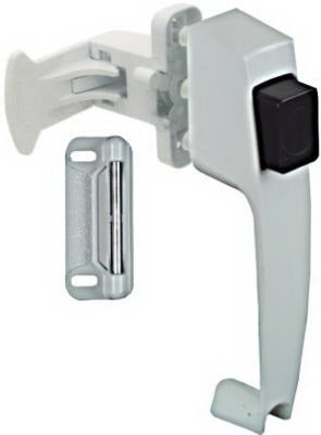 NATIONAL HARDWARE National Mfg N213-074 White Push Button Door Latch 3 Pack