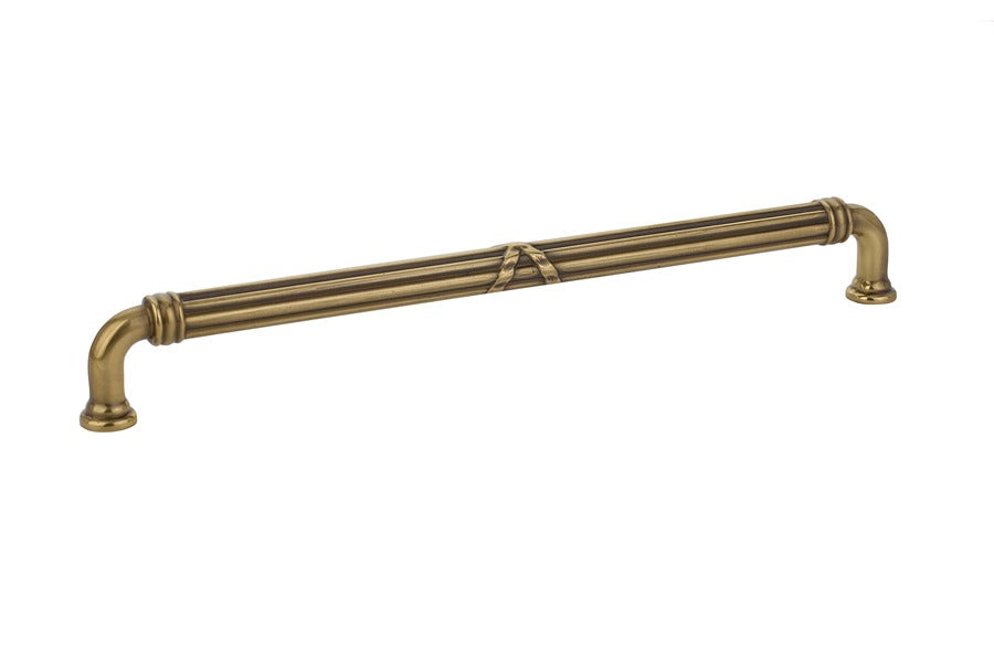 EMTEK Emtek 86287US7 Ribbon and Reed Cabinet Pull French Antique Brass