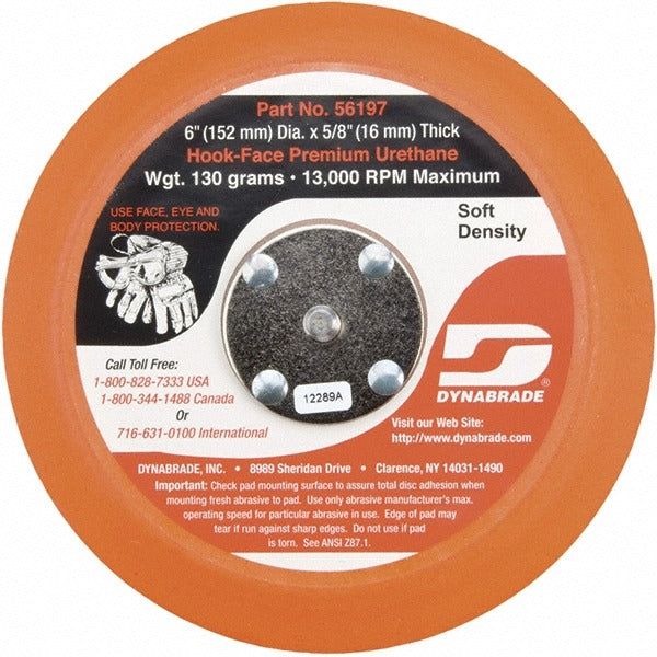 DYNABRADE Dynabrade 56197 Disc Backing Pad Hook Loop 13000 Rpm