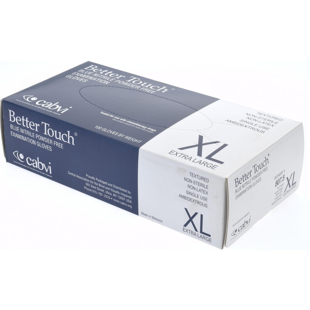 ABILITYONE Abilityone 651500NIB0239 Nitrile Gloves 4 Mil Xl 100 Pack