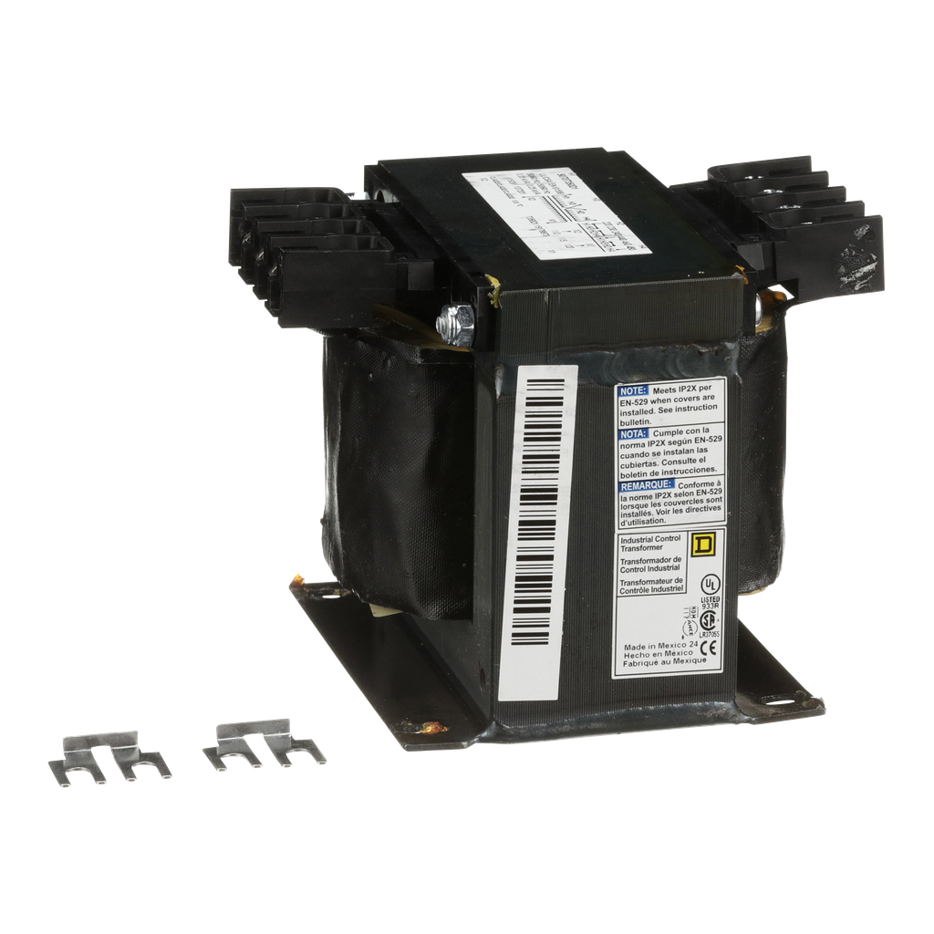 Square D 9070T350D1 350 VA 240 x 480 VAC Primary 120 VAC Secondary 1-Phase Control Transformer