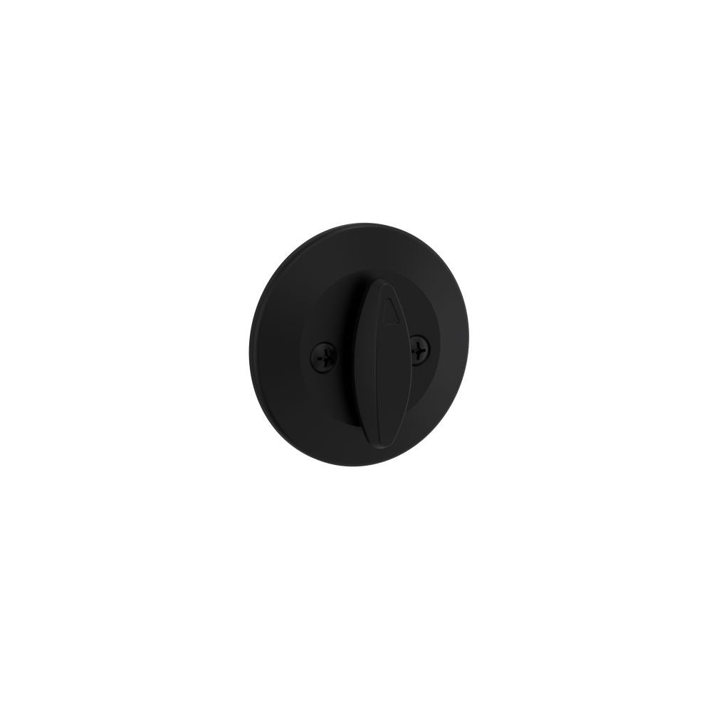 KWIKSET Kwikset 663-514.DS One Sided Turn Deadbolt Matte Black