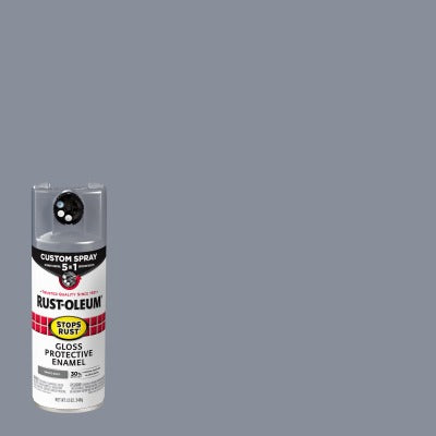 RUST-OLEUM Rust-oleum 376897 Gloss Smoke Gray Spray Paint 12 Oz
