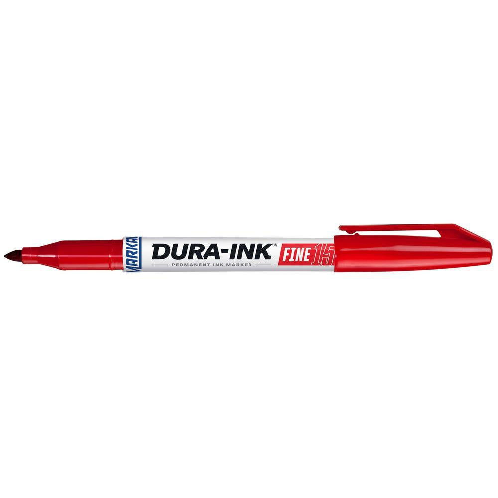 MILWAUKEE Markal 96022 Permanent Ink Marker Fine Bullet Tip Red