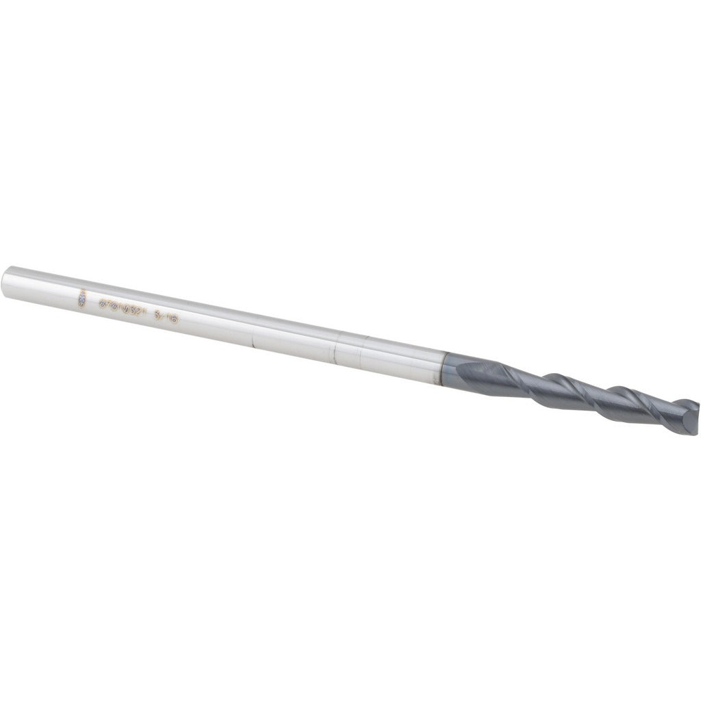 ACCUPRO Accupro 12181808 Square End Mill 3/16 in 2 Flute Carbide Altin