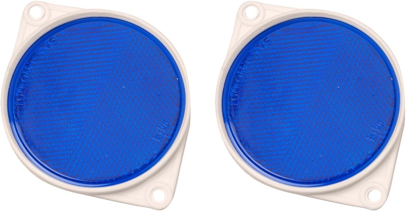 HY-KO Hy-Ko CDRF-3B 3-1/4 In. Dia Round Bracketed Nail-On Reflector (2-Pack)