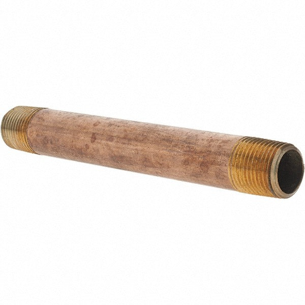 ANDERSON METALS Anderson Metals -10836-7 Brass Pipe Nipple 5 in Npt