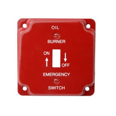 DiversiTech 625-S14 Cover, Switch Plate Oil EMR, Red