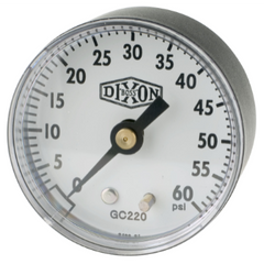 Dixon Valve & Coupling GC220 | Dry Pressure Gauge | 0-60 PSI