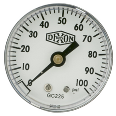 Dixon Valve & Coupling GC225 Dry Pressure Gauge 0 to 100 PSI