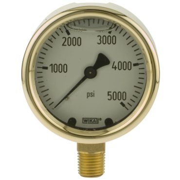 Dixon Valve & Coupling GLBR5000 Liquid Pressure Gauge 0-5,000 PSI