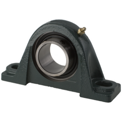 Dodge P2B-SC-45M Pillow Block Ball Bearing Unit - 2-Bolt Base, 45 mm Bore, Cast Iron Material, Non-Expansion Bearing