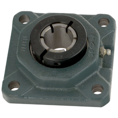 Dodge F4BDL112 Flange-Mount Ball Bearing Unit - 1-3/4 in Bore - 4-Bolt Flange Mount - Clamp Collar Locking